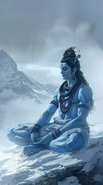 Majestic Lord Shiva: 8K Wallpaper for iPhone