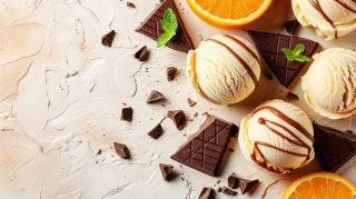 Tangy and Rich: Orange and Chocolate Ice Cream