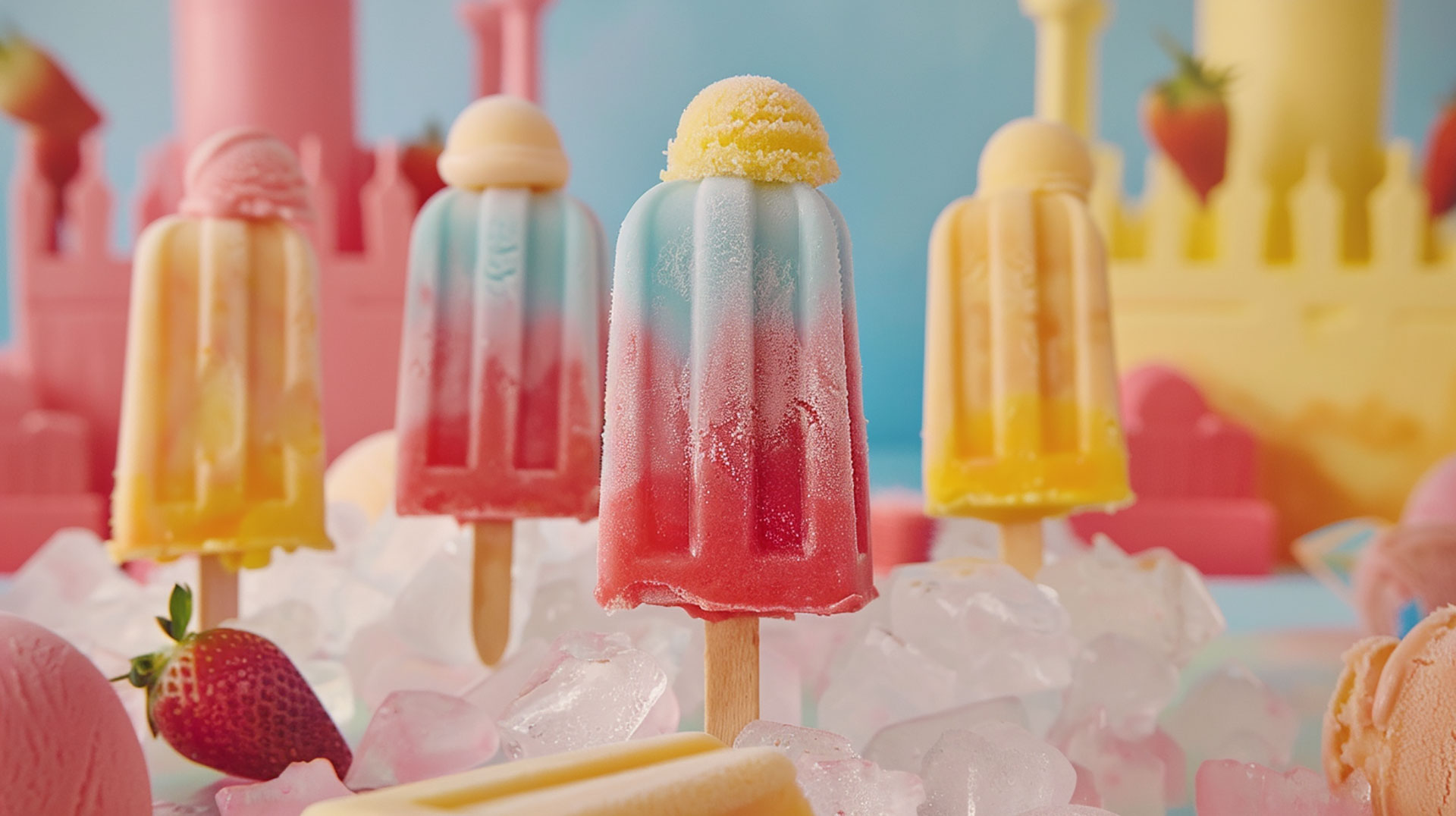 Frosty Delights: Summer Popsicle and Ice Cream Candise