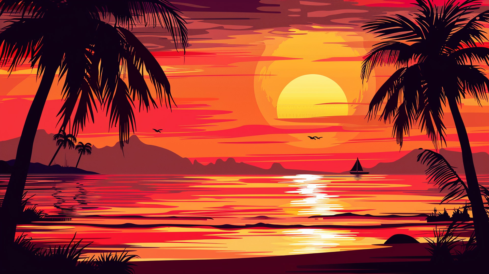Island Dreaming: Tropical Beach Sunset Escapes