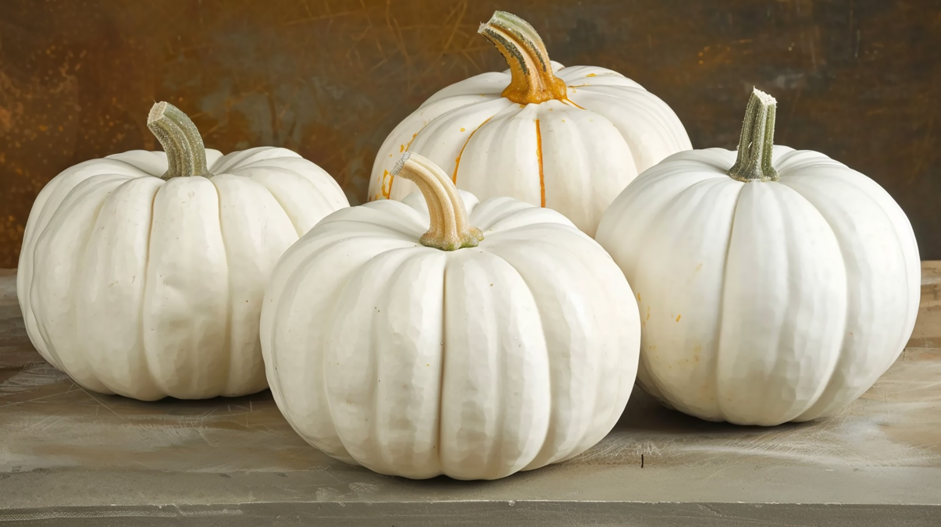 White Pumpkin Serenity: Ultra HD Background