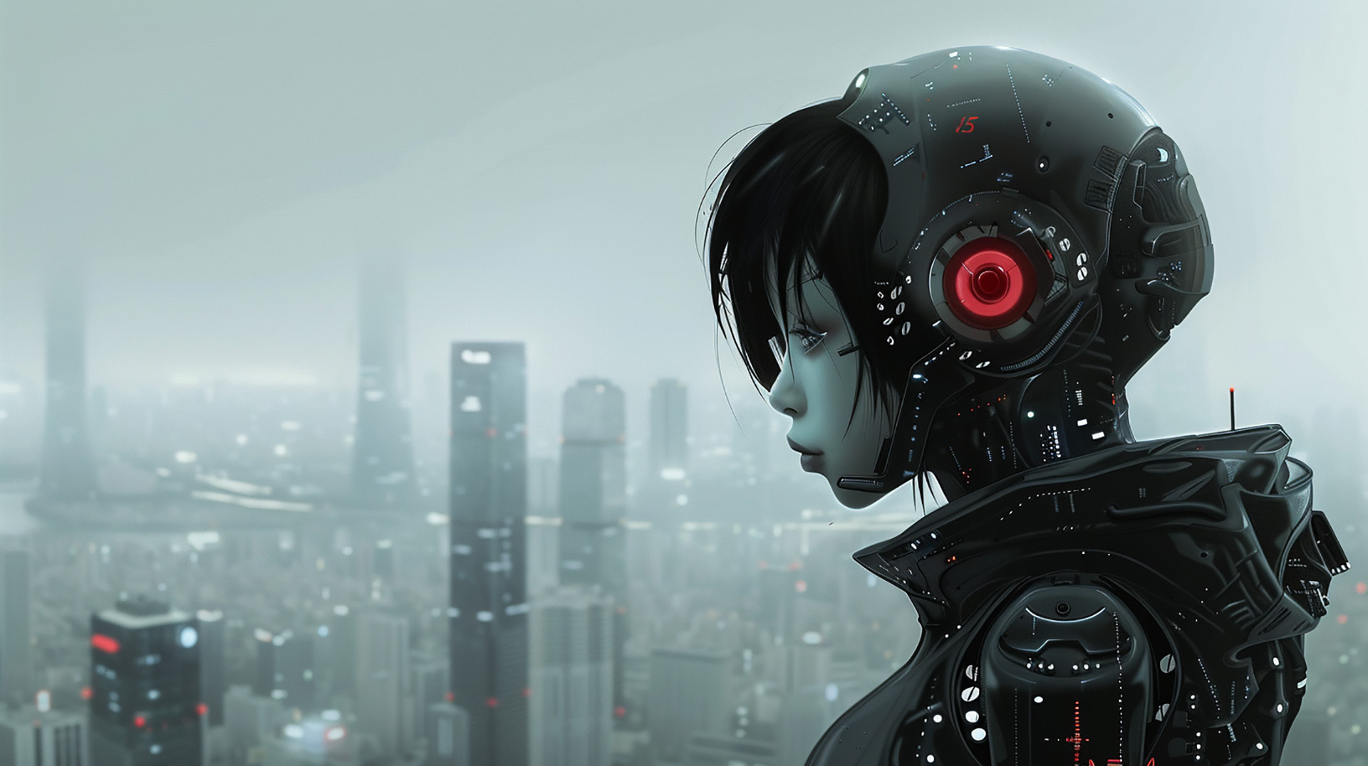 Synthetic Sophistication: Elegant Robot Girl Images in HD