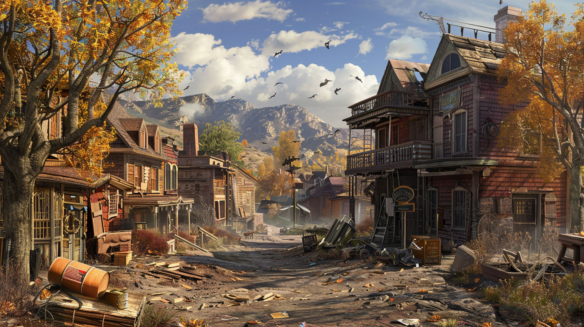 Downloadable Old West Town PC Wallpapers: 8K