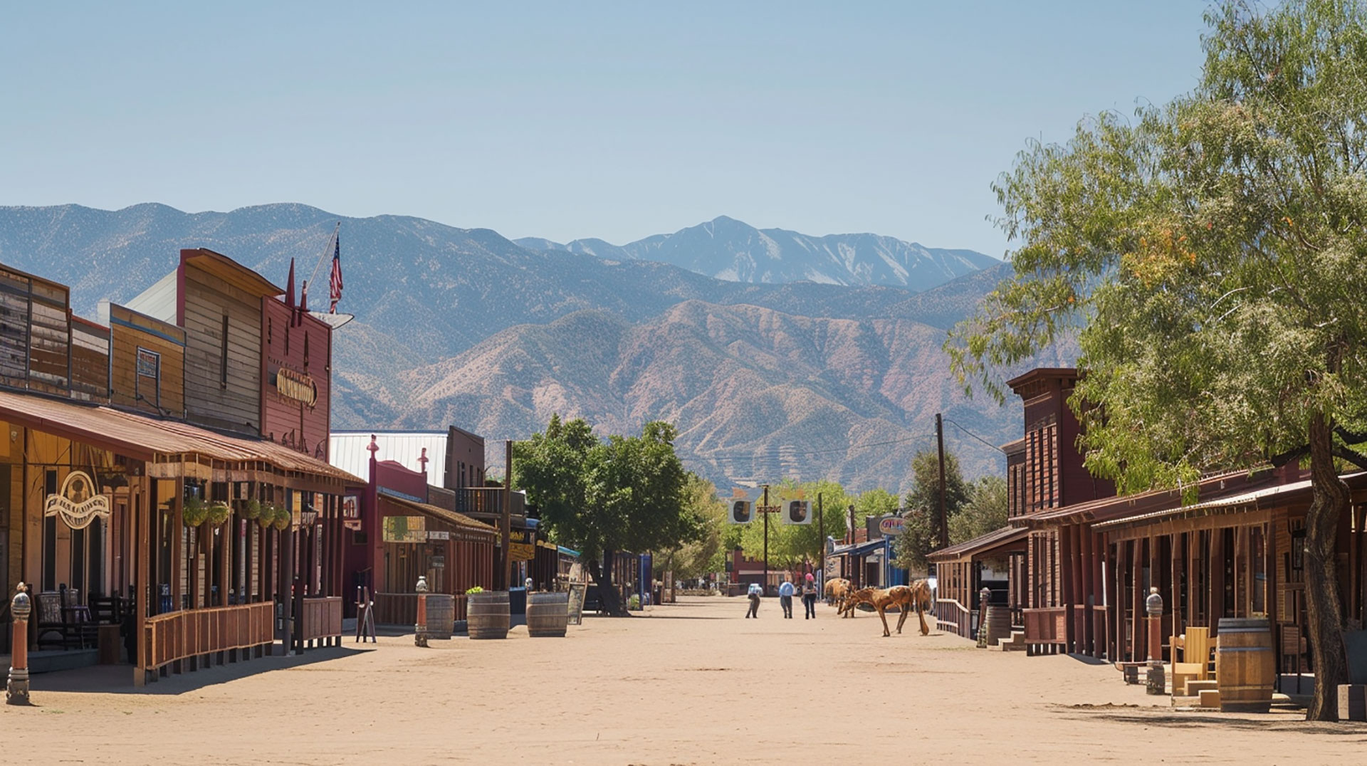 Scenic Old West Town HD Wallpaper: Ultra HD