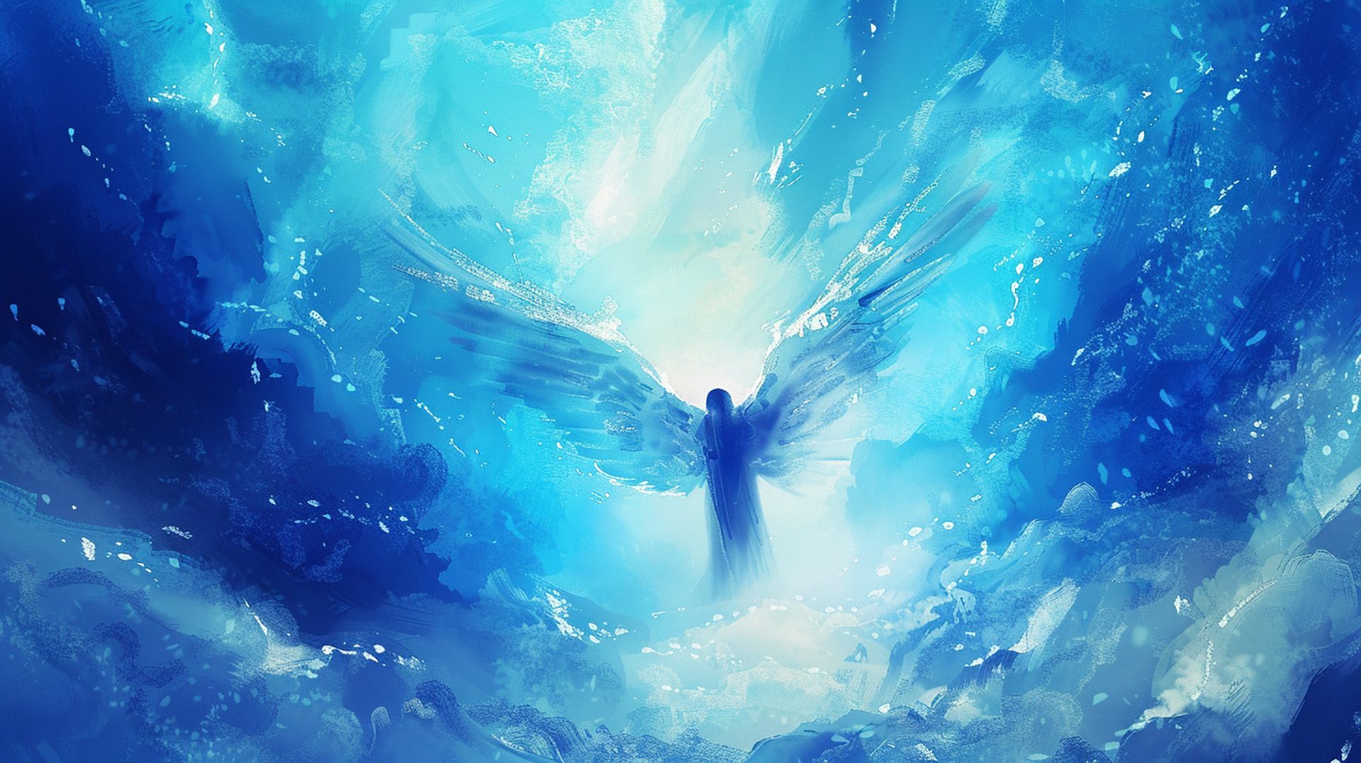 Angelic Light AI Image Ultra HD Wallpaper