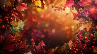 Autumn Reflections on Lake Desktop Wallpaper