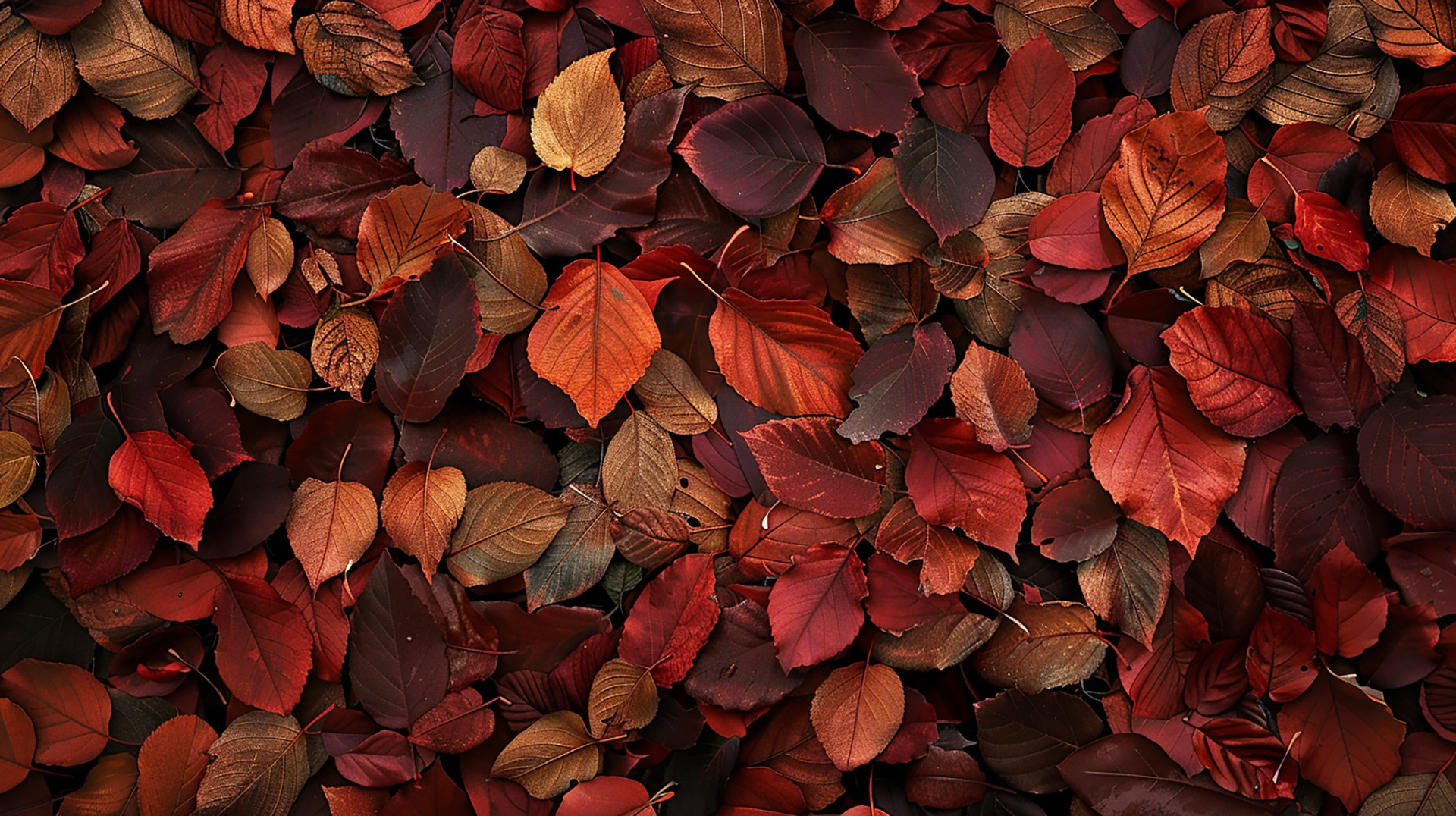 Golden Canopy: Autumn Leaves Wallpaper