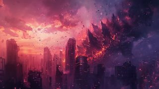 Godzilla vs. Ghidorah Ultra HD Wallpaper