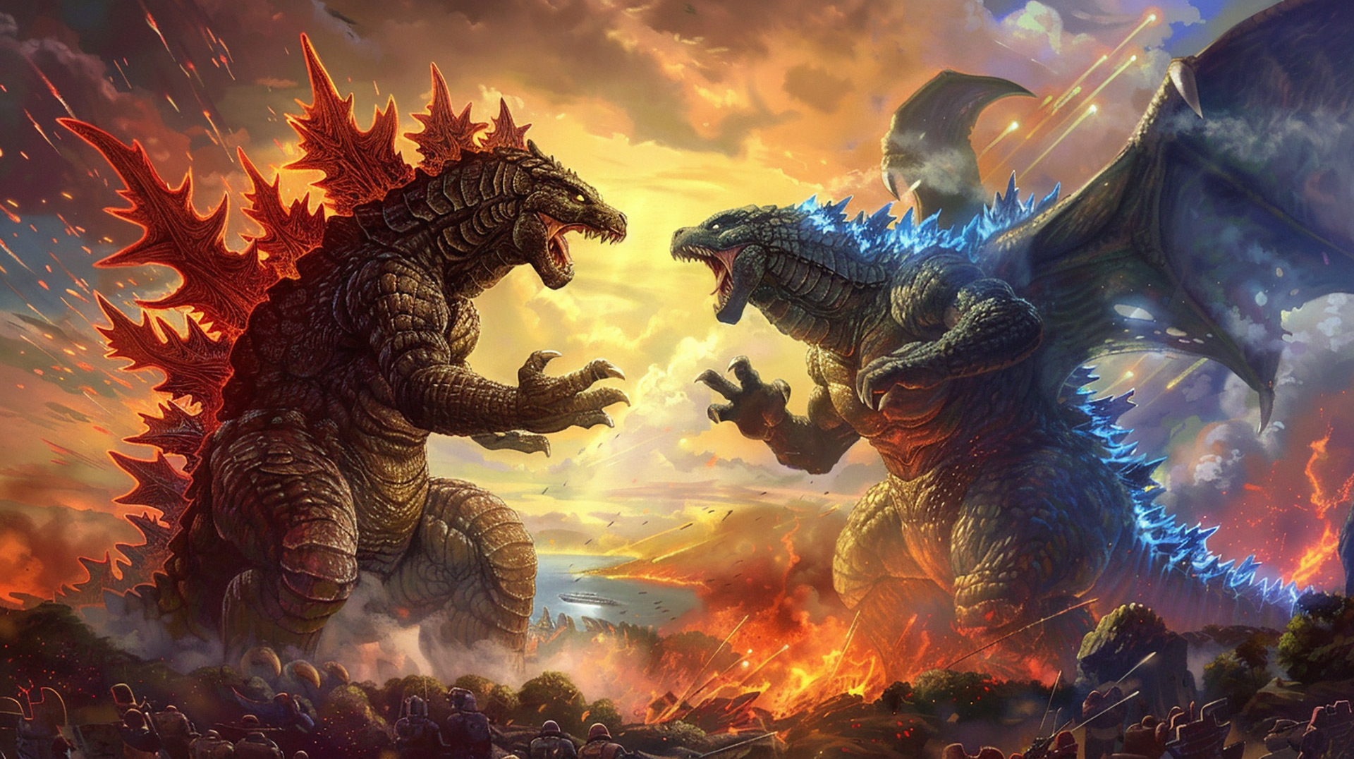 Godzilla vs. King Kong Ultra HD Wallpaper