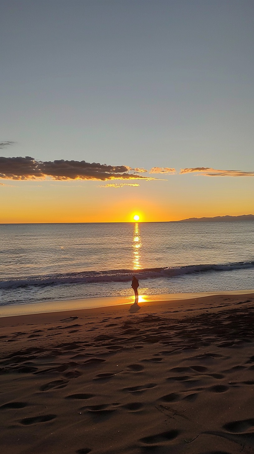 Tide's End: Coastal Sunset Romance
