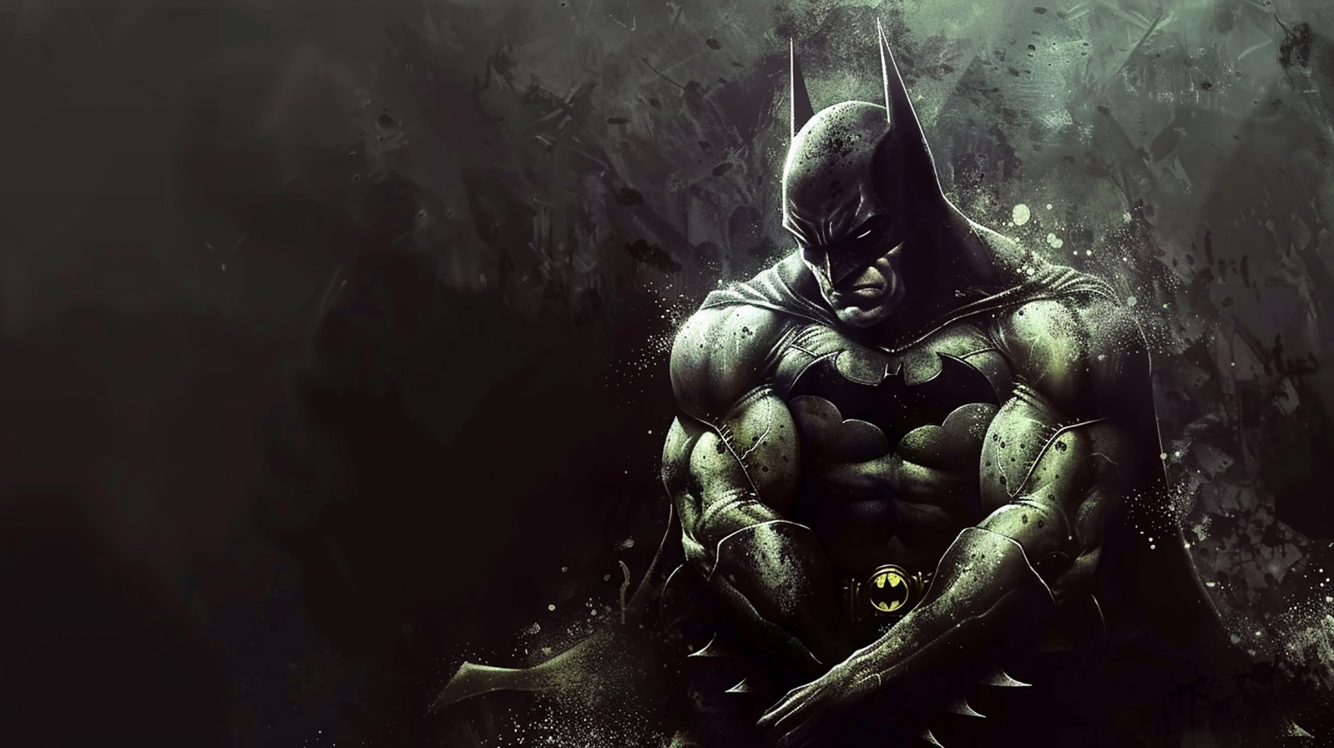 Dark Knight Rising: HD Anime Batman Desktop Wallpaper