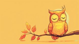 4K Cartoon Owl Image: Perfect for Desktop