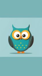 Ultra HD Cartoon Owl Wallpaper for Samsung Devices