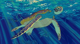 Animated Turtle Adventure: Ultra HD AI Desktop Background