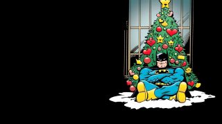 Caped Claus: 4K Christmas Batman Wallpaper