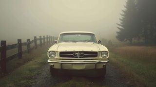 Classic Ford Mustang AI Image Wallpaper