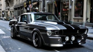 Classic Ford Mustang AI Wallpaper Download