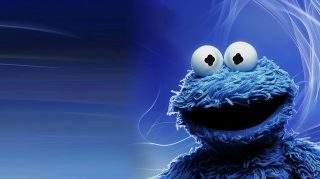 Cookie Monster AI Image: 4K Digital Background