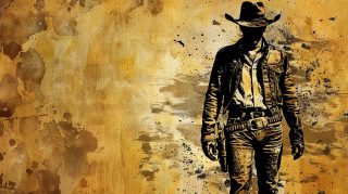 Cowboy AI Image HD Wallpaper for Desktop