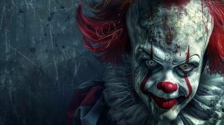 Dark and Haunting Clown HD Wallpaper