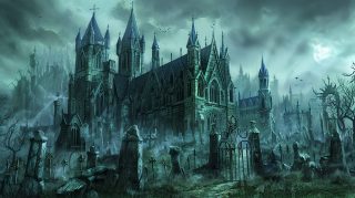 Gothic Creepy AI Desktop Backgrounds: HD Pics