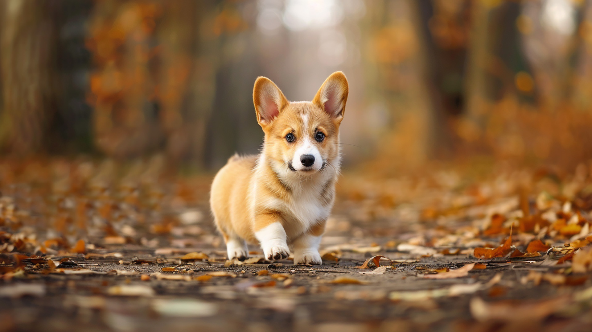 4K Cute Corgi Digital Backgrounds