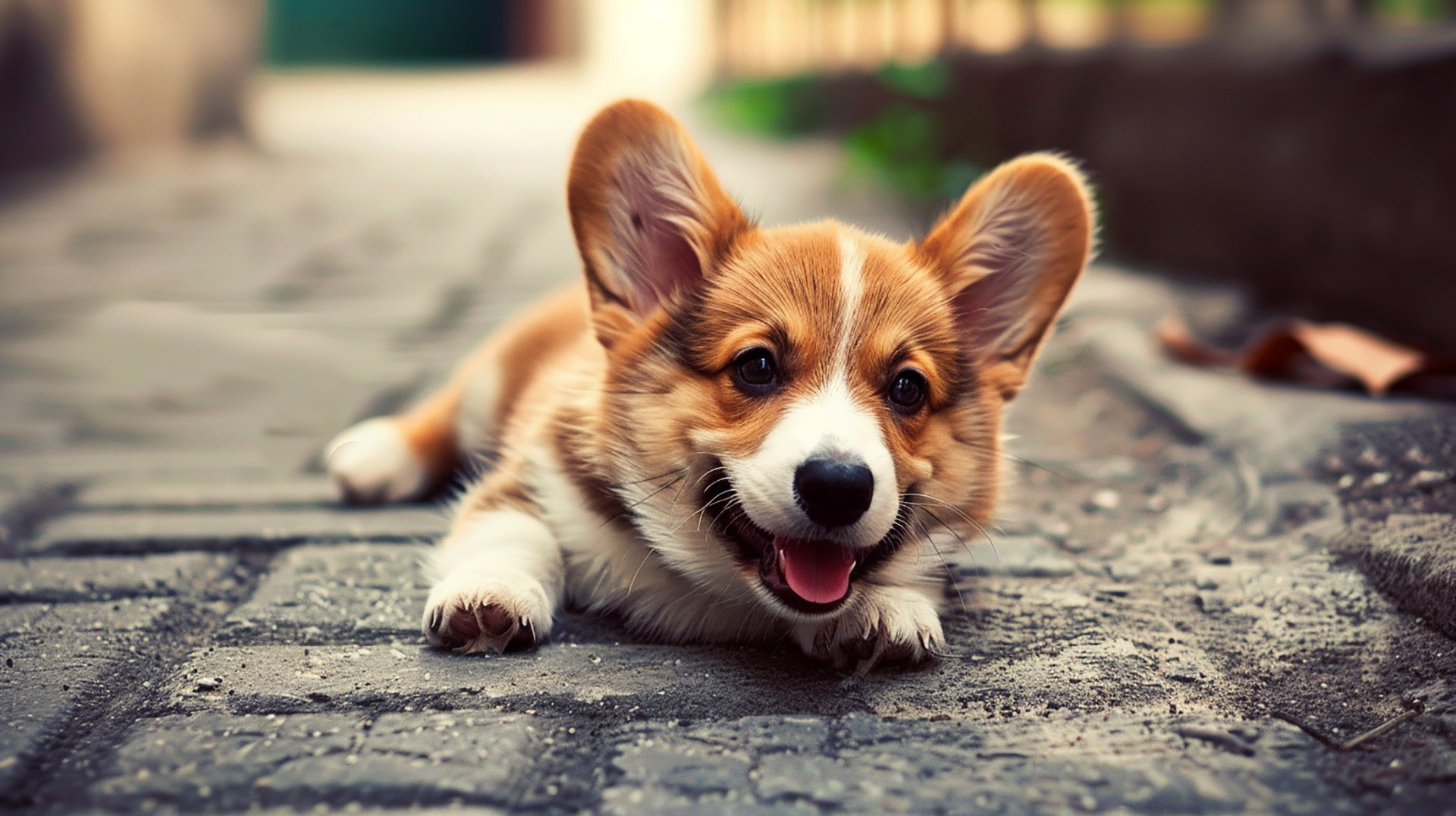 AI Cute Corgi Wallpaper for PC