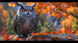 Cute Owl 1920x1080 Digital Background: HD