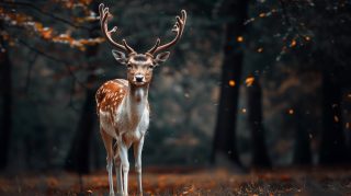 Enchanted Forest: AI-Crafted Deer in 8K HD