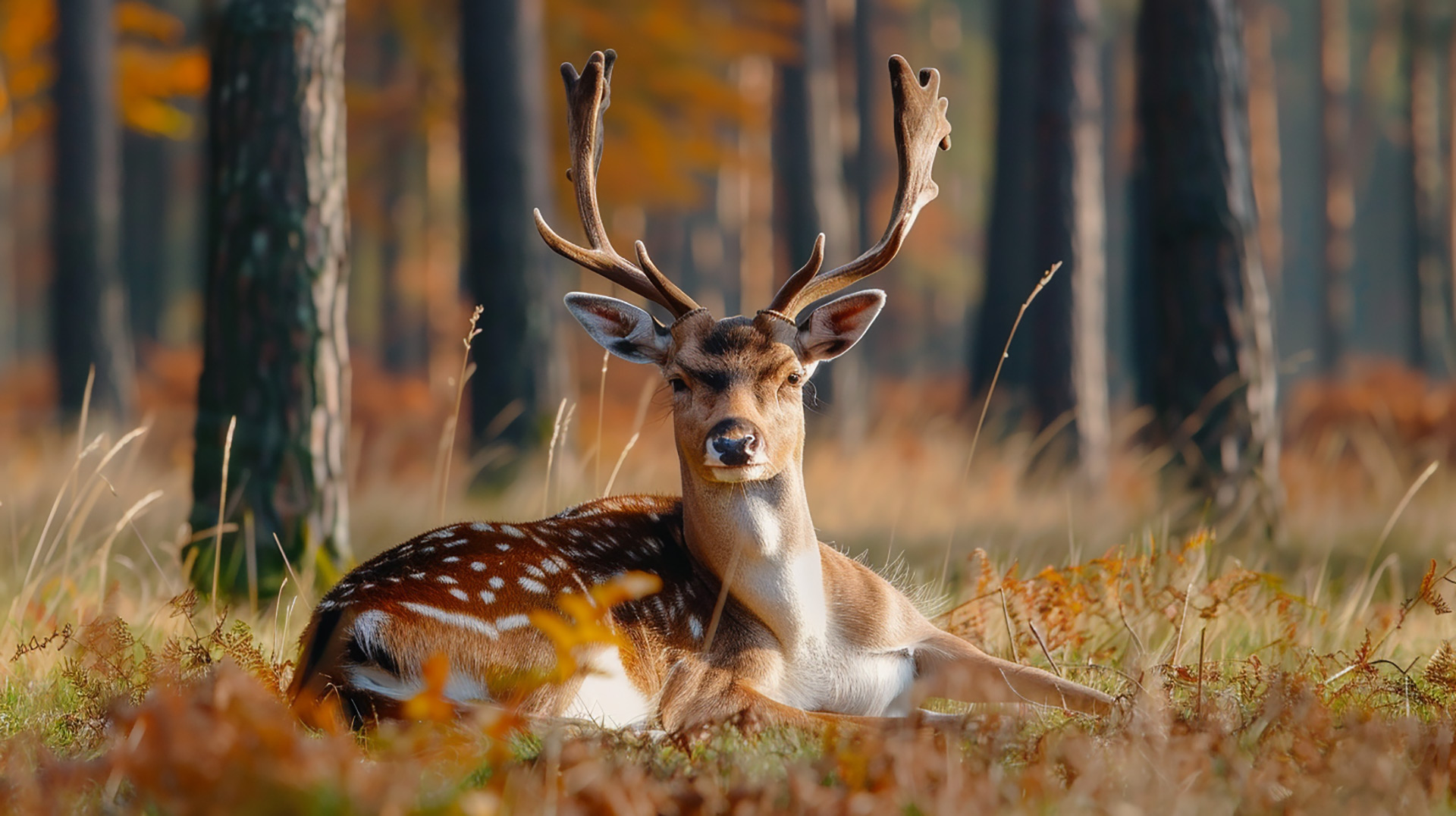 Noble Guardians: AI-Generated Deer in 8K Resolution