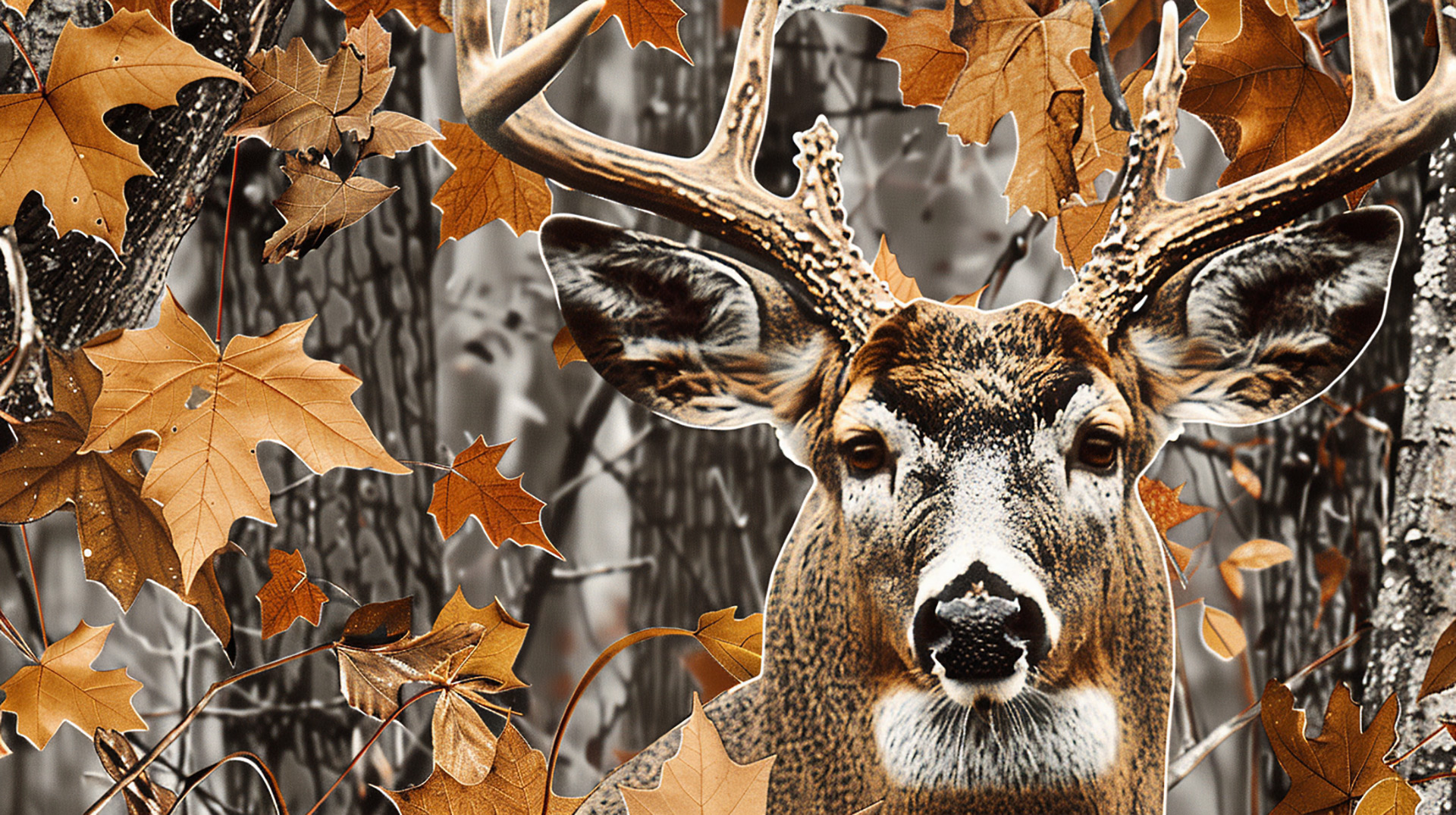 Hidden Hunters: Camo Deer HD Wallpaper