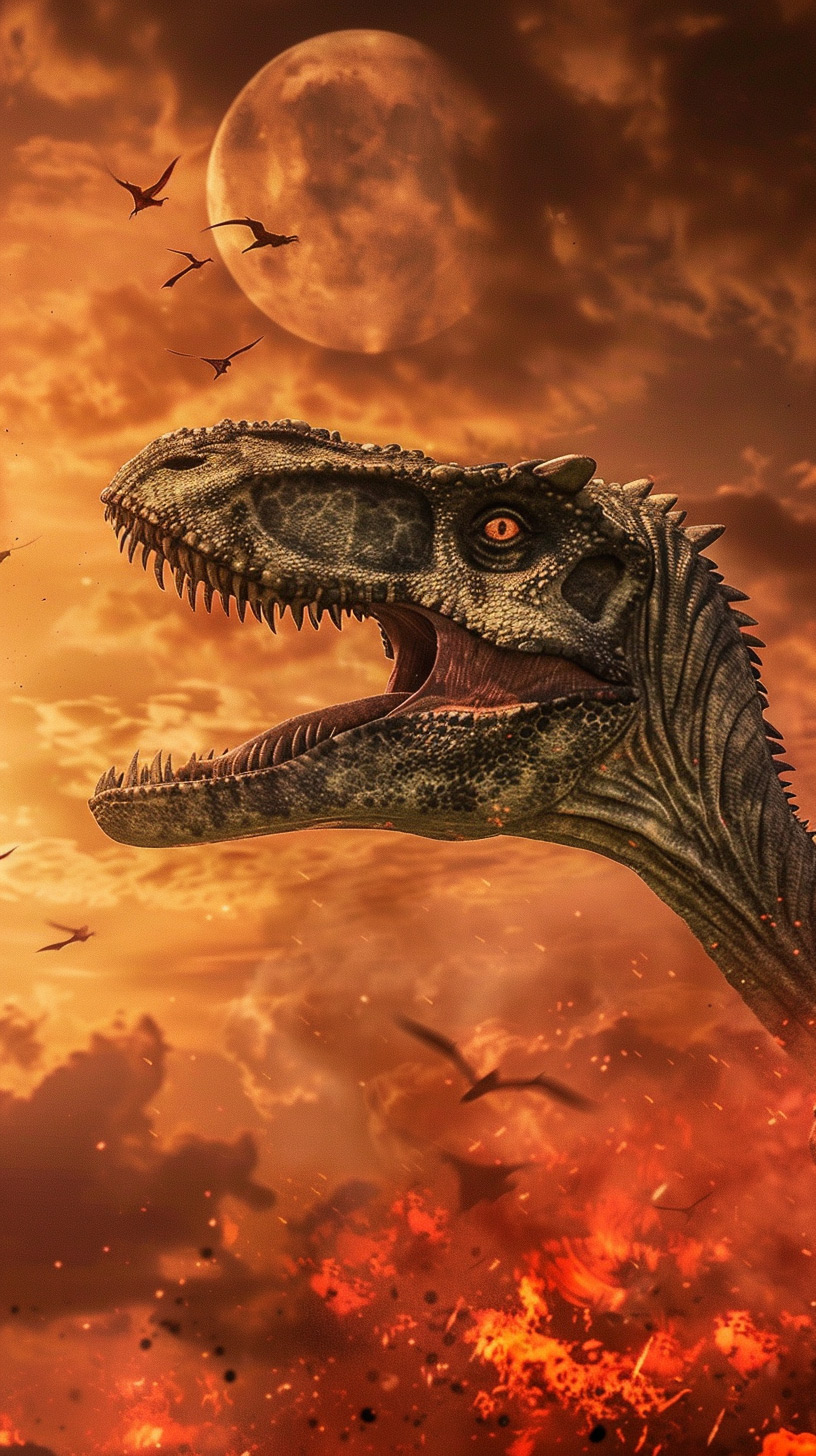 Mechanical Dinosaur HD Wallpaper for Mobile