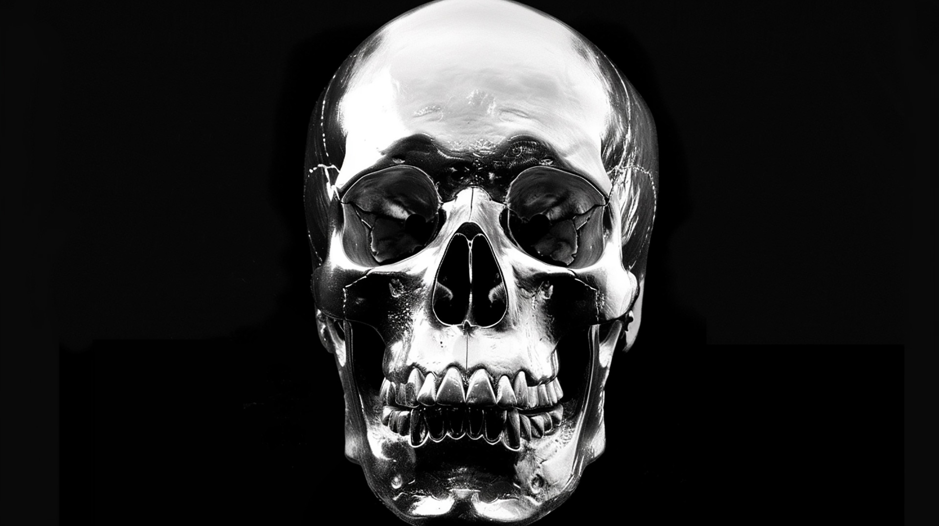 Sinister Grin: Dark Skull Image