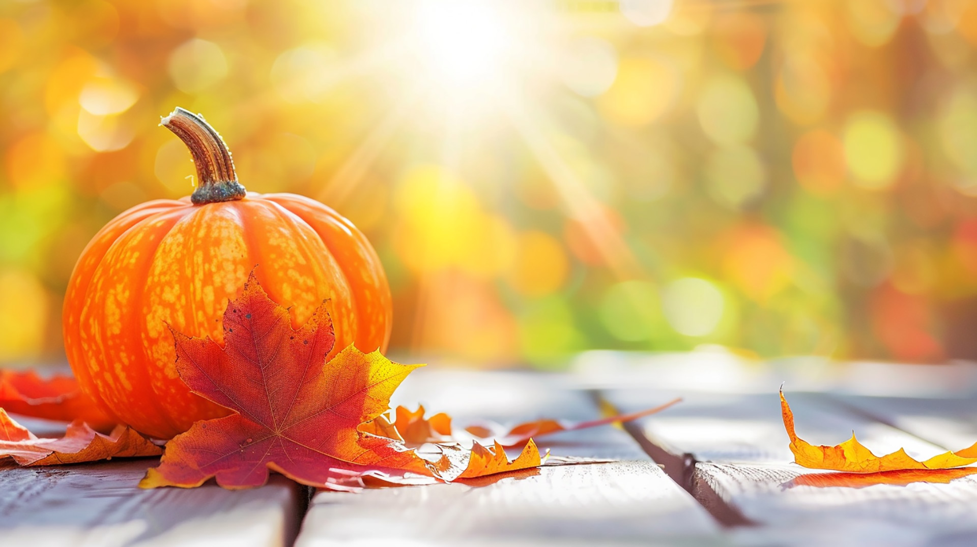 Harvest Festival with Pumpkins: HD Digital Background