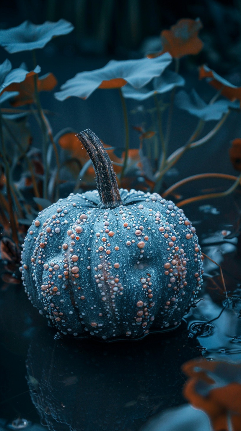 Rustic Pumpkin Patch in Fall Wallpaper