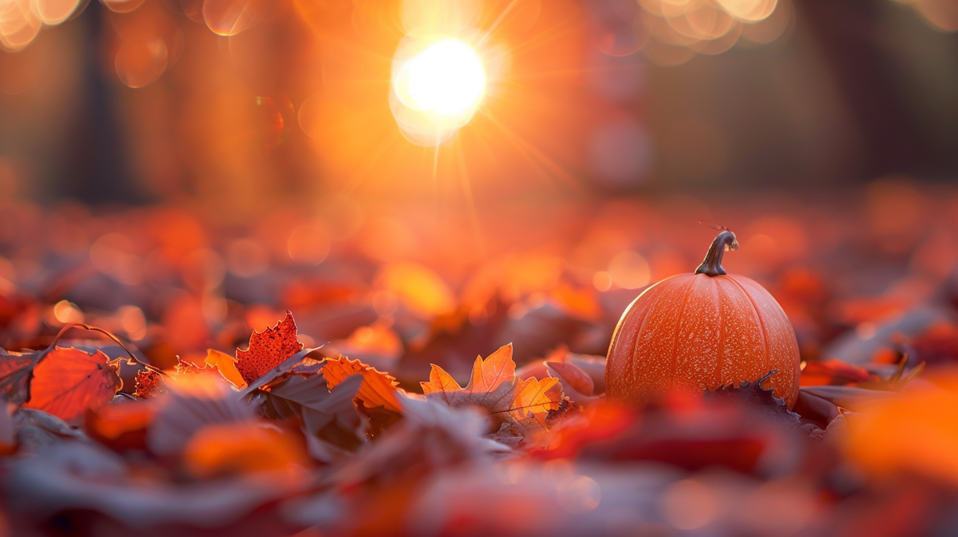 Glowing Fall Pumpkin Lanterns: Ultra HD AI Image