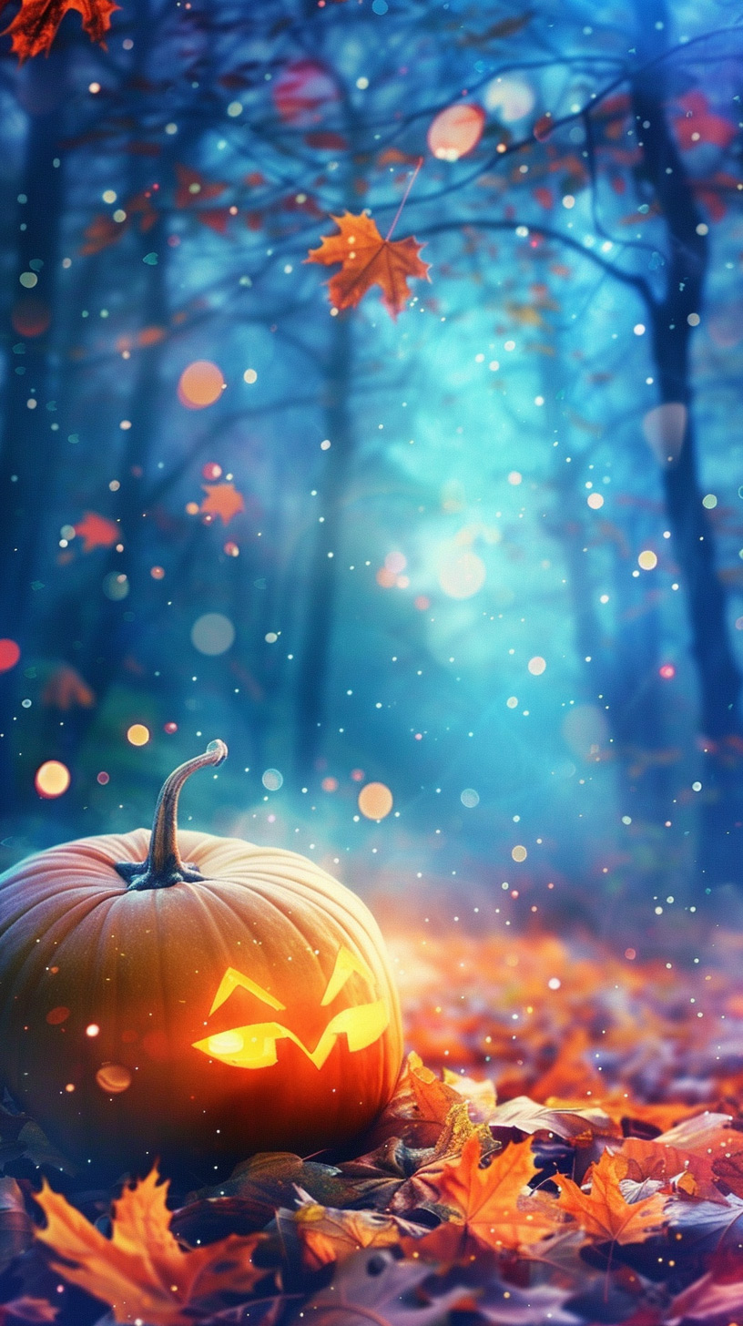 Fairy Tale Pumpkin Carriage Fantasy Background