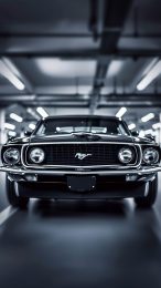 Vintage Ford Mustang AI Wallpaper for Android