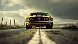 Classic Ford Mustang AI Desktop Pictures