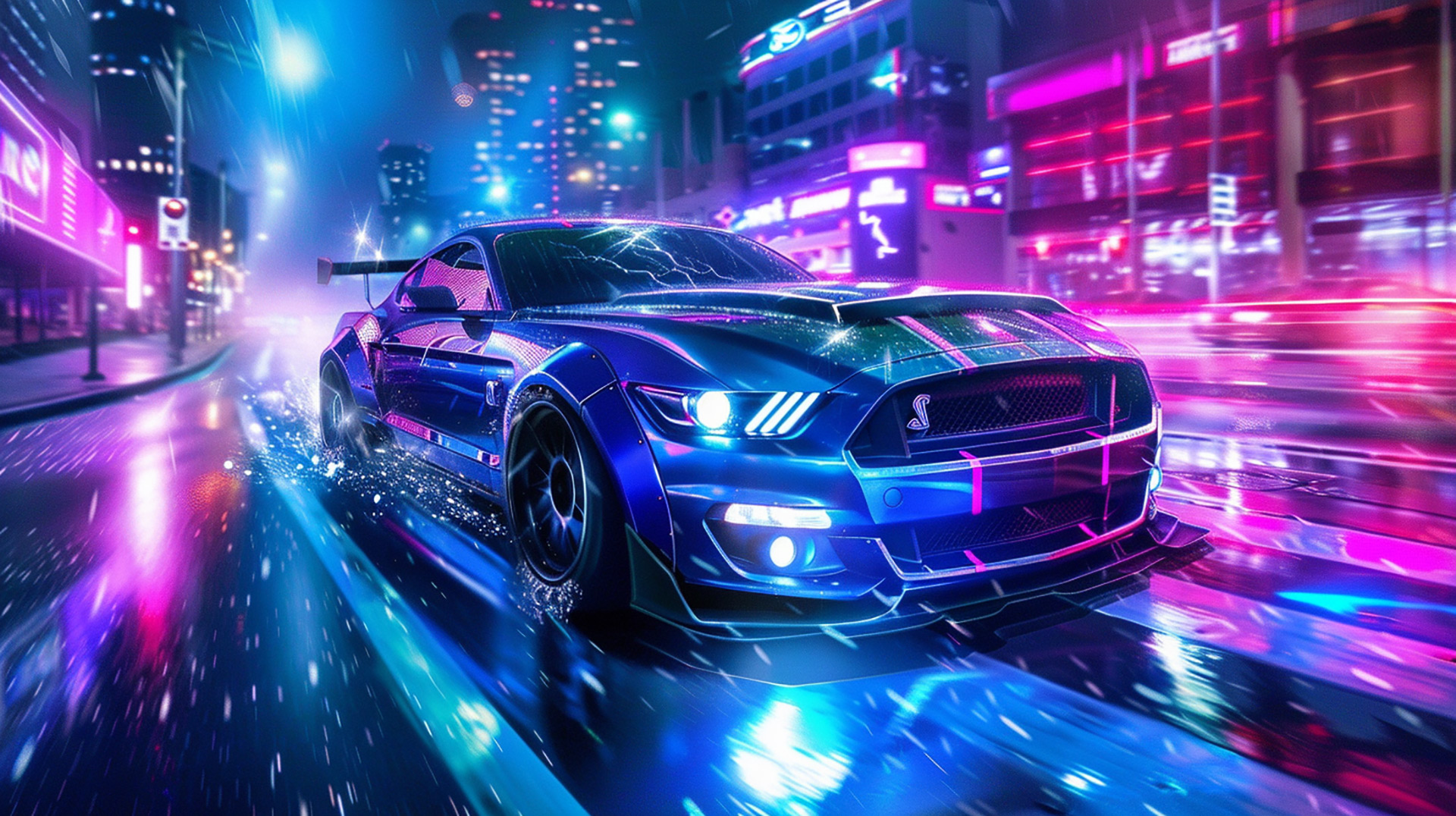 Powerful Ford Mustang GT HD Wallpaper