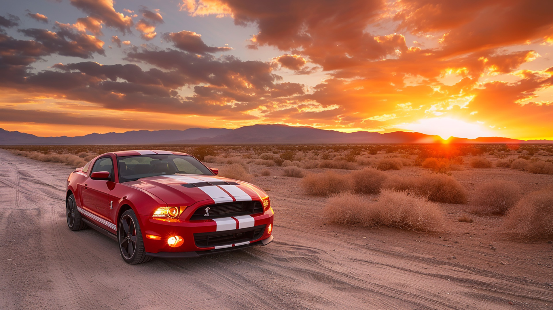 Ford Mustang AI 4k Stock Photos