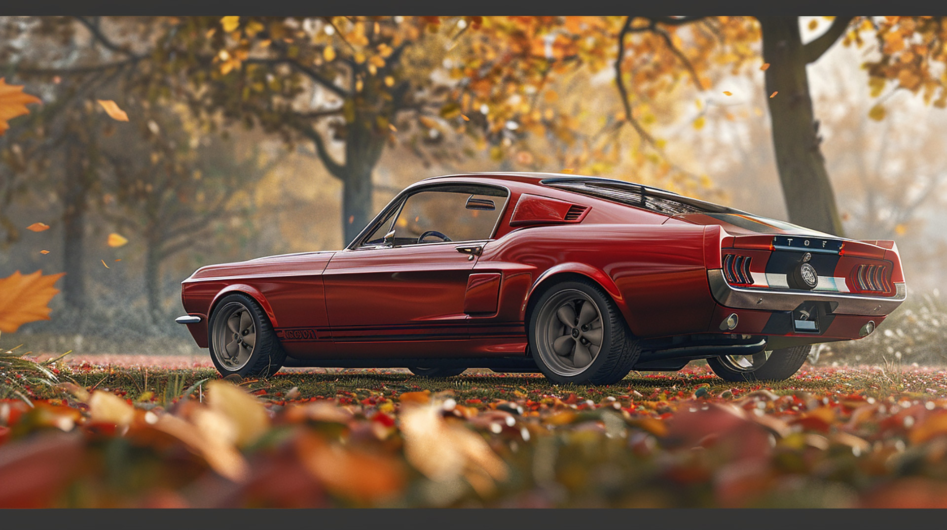 Modern Ford Mustang AI Image in Ultra HD