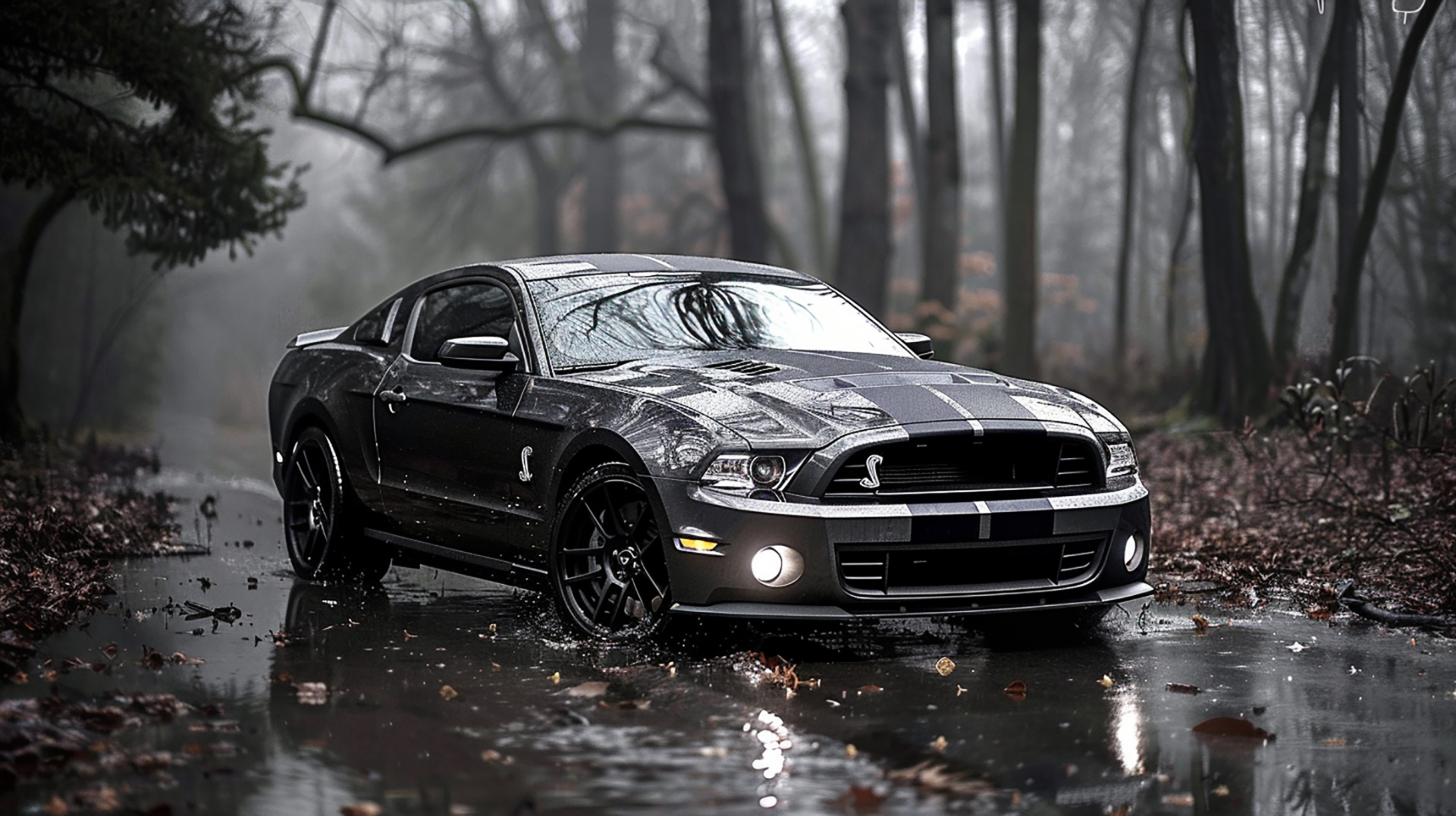 Ford Mustang AI Image HD Wallpapers