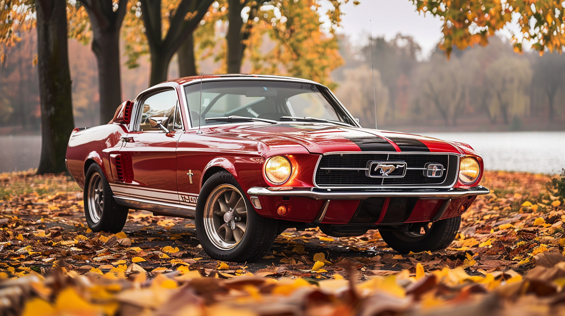 Stunning Ford Mustang Digital Background