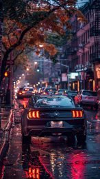 Ford Mustang Classic Muscle Mobile Wallpaper