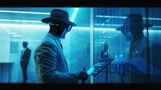 Neon Crime Syndicate: Ultra HD Wallpapers of Futuristic Gangsters