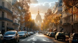 Techno-Thames Tranquility: Ultra HD Paris Daylight Desktop Wallpaper