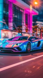 4K Futuristic Supercar Mobile Background for Android