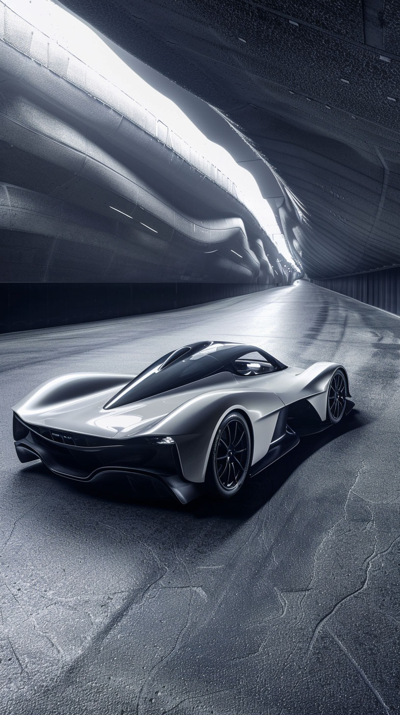 Elegant Futuristic Supercar Wallpaper for Xiaomi Devices