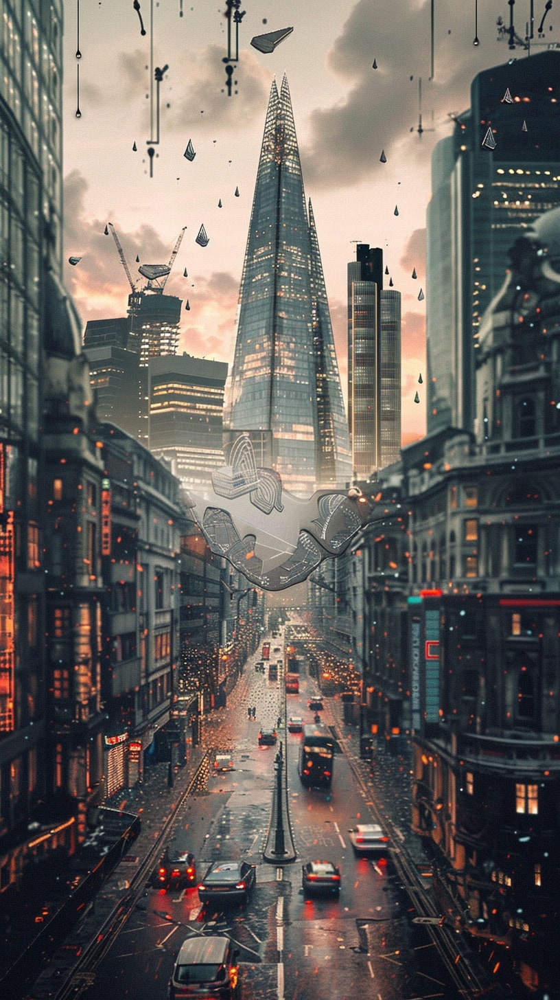 Urban Evolution: Mobile Wallpaper for Samsung